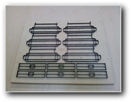 Cutting Forme in the process of being produced